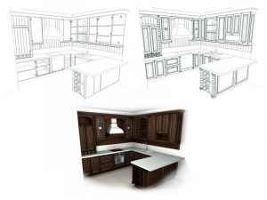 Работа с дизайнером при изготовлении кухни